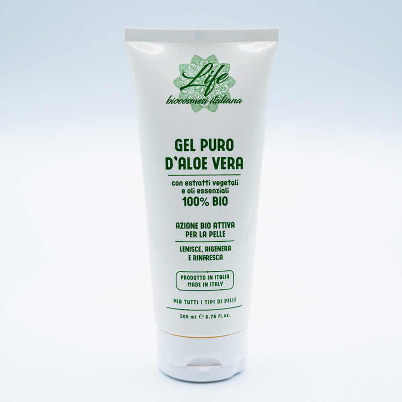 Gel Puro D’Aloe con oli essenziali 100% BIO - Dona Forza E Vitalità alla Tua pelle